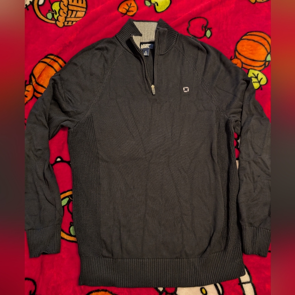 Chase Lands' End Men's Black Sweater Size S.
